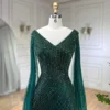 فساتين سهرة فاخرة مطرزة بحورية البحر - Image 3