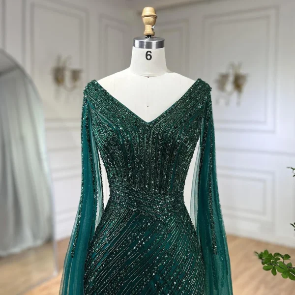 فساتين سهرة فاخرة مطرزة بحورية البحر - Image 3